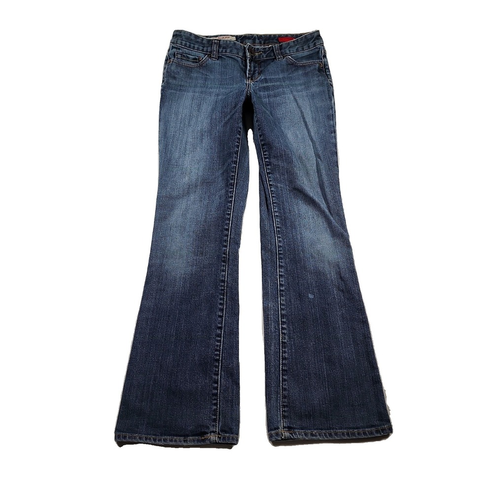Y2K Express X2 Jeans Womens 6 Slim W10 Low Rise Boot Cut Flare Indie Sleeze